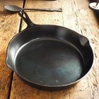 Vintage Griswold Cast Iron Skillet Frying Pan   8 Large Block Logo - Ironspoon