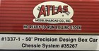 Atlas Ho Scale 50    Precision Design Box Car  Chessie System  35267 