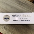 Dekor Classic Baby Diaper Pail Refill Two Pack Economical Refill Hold Up To 990