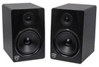 Pair Rockville Apm8b 8  2-way 500 Watt Powered Usb Studio Monitor Speakers pads