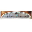 Reclaimed Antique Arched American Stained Glass Window Transom  Nsg261