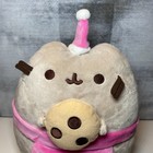 Pusheen Holiday Cookie Plush 9  Pink Cat Baker Hat