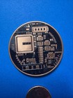 1 Oz Colored Copper Round  Bitcoin Design  New  999 Fine Copper Coin