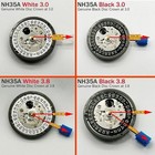 Seiko Nh35 Nh35a Automatic Watch Movement Date 3h White black Disc Japan Sii