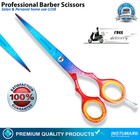 Barber Scissors Professional Salon Hair Cutting thinning Shears Hairdressing Set