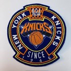 New York Knicks  est  1946  Vintage Embroidered 4  X 4 5  Sew-on Nba Patch
