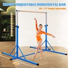 Gymnastics Bar 5ft 6ft Horizontal Bars  Adjutable Gymnastic Bar For Kids Ages 5-