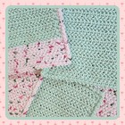      Set Of 5 Handmade Crochet 7  Cotton Dish Wash Cloths     