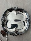 Vintage International Silverplate Bonbon Plate 7    - Serving Dish With Spoons