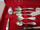 1923 Oneida Community Plate Bird Of Paradise Flatware 45 Pc Set W  Case