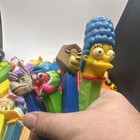 Cartoon Character Pez Dispenser Lot - Disney  Simpsons  Flintstones  Garfield