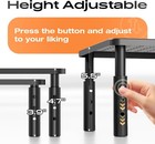 Computer Monitor Stand Riser For Desk 3 Height Adjustable Pc Laptop Tv Desktop