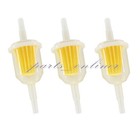3x For Polaris Atv Motorcycle Clear Inline Magnetic Fuel Filter 1 4 6mm 500 750
