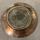 Turkish Ottoman Tinned Copper Dish 11 5     