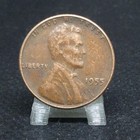 1955 Wheat Penny Die Chip On Wheat Ears