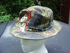 Vietnam In Country Made Thai Thailand Camo Boonie Hat Snoopy Patch Short Nakhon