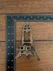 Small Victorian Style Brass Easel Display Stand Sign Holder 
