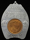 1901 Parkes Dry Roast Coffee - Cold Camel Teas Encased Lucky Cent  64307 
