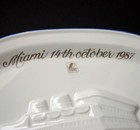 Vintage Ss Norway Relief Plate Oct 14 1987 Figgjo