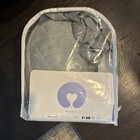Boppy Travel Anywhere Nursing Pillow Gray Postpartum Baby Essential Vacation