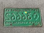 Rare 1959 Municipal 666 Devil Michigan License Plate All Original Cool Plate 