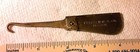  Rare   Folding Locking Antique Adv  Button Hook - Boston - Bug Type