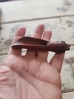 Boxwood Hand Crafted Tea coffee Scoop Lion Handle Zodiac Animal