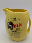 Vintage White Horse Scotch Whisky Pitcher Pub Jug Yellow No 120588 6 