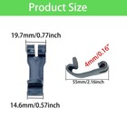 Zclgood 12pcs Replacement Dog Crate Locking Latch  Black Plastic Wire