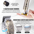 Men s Hair Clipper Set Cordless Electric Beard Trimmer Nose Hair Shaver