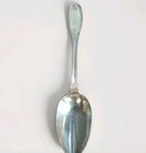 1840s Antique Charleston Coin Silver Spoon 53g Je Spear Heavy American Flatware 