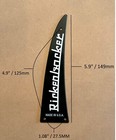 Rickenbacker Truss Rod Cover Black Bass Guitar Rick Ricken
