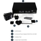 Startech 4 Port Usb Displayport Kvm Switch With Audio