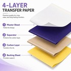 20 Sheets A4 Tattoo Transfer Paper  4-layer Thermal 20 Sheets  White