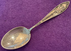 Plymouth Massachusetts 1620 Rock Mayflower Demitasse Sterling Souvenir Spoon 10g