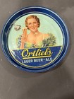 Vintage Beer Advertising Metal Trays Lot Of 3 Ortlieb   s Gretz Horluck   s Original