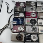 Lot Of 18- Camera Digital Parts Or Repair Nikon Coolpix Canon Cyber Shot