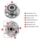 Set 2 Front Wheel Bearing Hubs For Chevy Equinox Buick Regal Gmc Terrain 513288