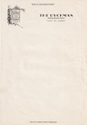 2 Sheets Unused Vintage Stationary 1941 The Dyckman Minneapolis Mn