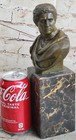 Classical Art Sculpture Bronze Marble Portrait Bust Bookend Bookshelf Figurine