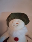 Woof And Poof Snowman Plush Handmade Velvet 2012 Christmas Holiday Decor 14 