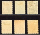 Thailand 1920 Wild Tiger Corps  Complete Sc  B12-b17 Mint Vf xf Og Hinged Scarce