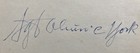 Sgt  Alvin C  York- signed  Card-medal Of Honor-wwi