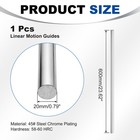 Linear Motion Rods  20mm X 600mm 0 79 x23 62   Linear Rail Rod Shaft Guide