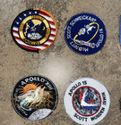 Lot Of 6 Vintage Nasa Apollo 1 9 10 13 15 Mission Spacecraft Patches