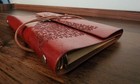Leather Journal   Suade Notebook  Vintage Style 6 Ring Refillable Travel Diary