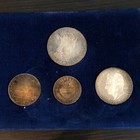 1965 Austria Vienna University 4 Coin Silver Proof Set Original Case No40377-5