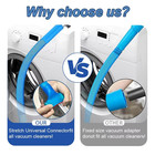 Dryer Vent Cleaner Kit Vacuum Hose Attachment Brush Lint Remover Power Washer Us