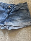 London Jean Cuffed Denim Shorts Size 8