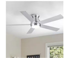Yuhao Hommee 52   Integrated  Led Ceiling Fan Brushed Nickel Dc Motor W  Remote